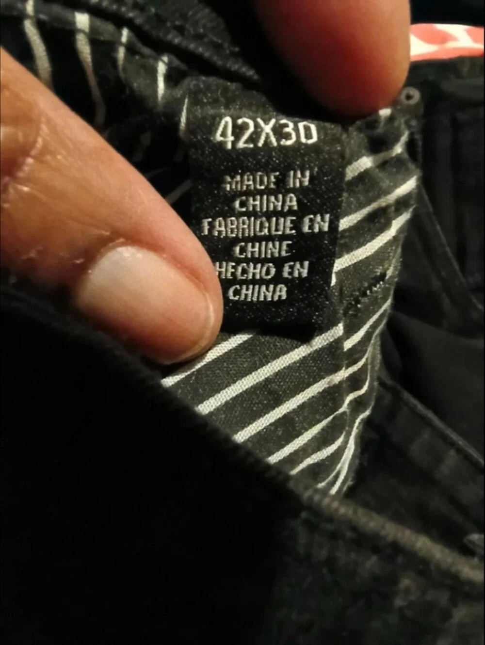 Kenneth Cole Black Straight-Leg Jeans